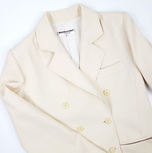 Vintage Yves Saint Laurent Ivory Blazer